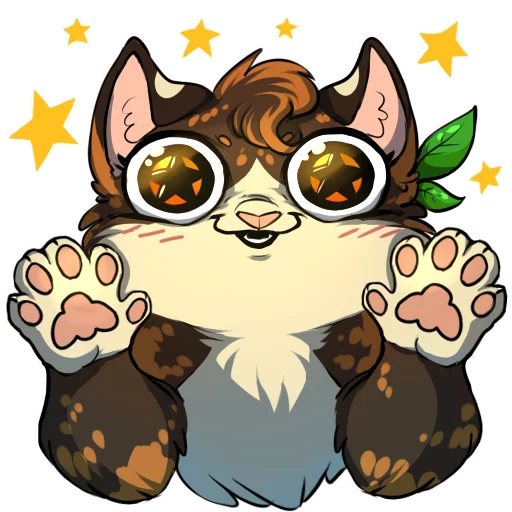 🌟 Стикер «WarriorCatz» для Telegram