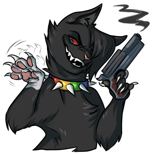 🔫 Стикер «WarriorCatz» для Telegram