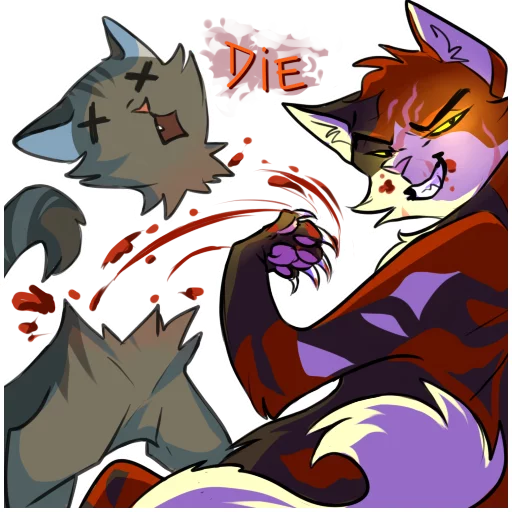 😼 Стикер «WarriorCatz» для Telegram