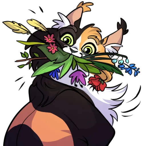 🌸 Стикер «WarriorCatz» для Telegram