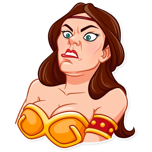😨 Стикер «Warrior Queen» для Telegram