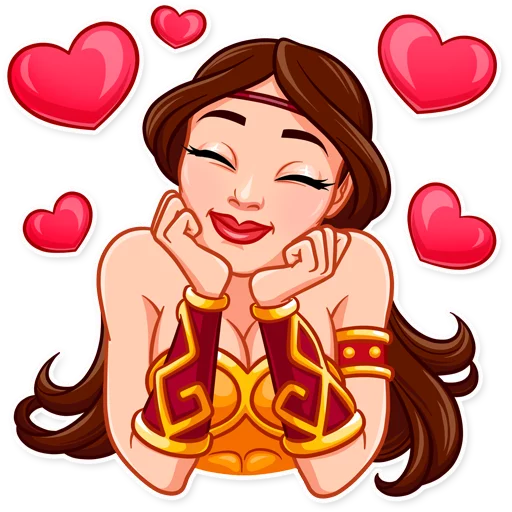 🥰 Стикер «Warrior Queen» для Telegram