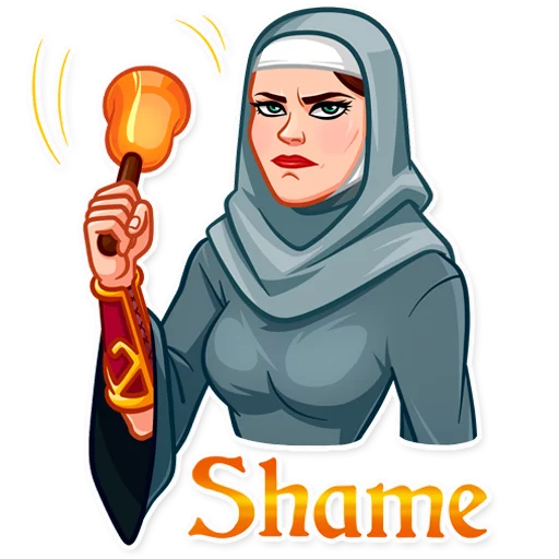 😑 Стикер «Warrior Queen» для Telegram