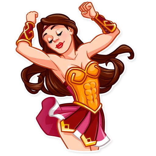 💃 Стикер «Warrior Queen» для Telegram