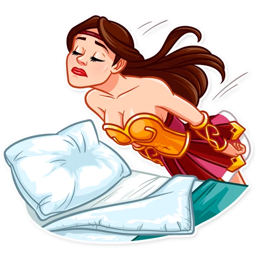 😪 Стикер «Warrior Queen» для Telegram