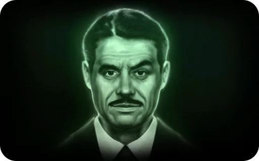 🤵 Стикер «War, War Never Changes» для Telegram
