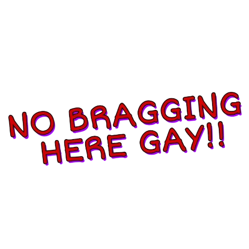 😜 Стикер «Wassup Gay» для Telegram