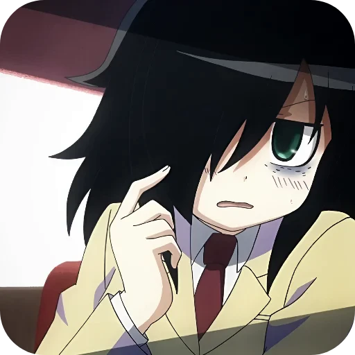 🤨 Стикер «WataMote» для Telegram