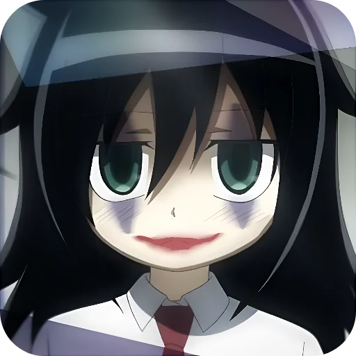 🤡 Стикер «WataMote» для Telegram