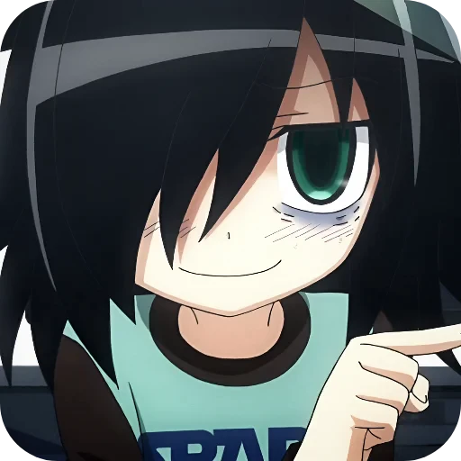 🙂 Стикер «WataMote» для Telegram