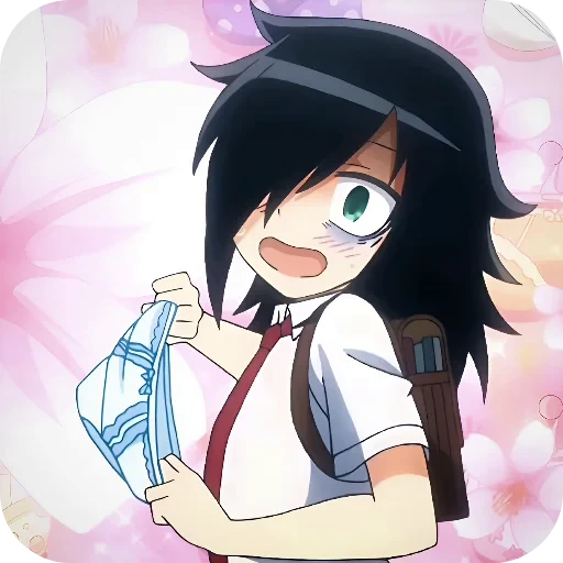 🤪 Стикер «WataMote» для Telegram