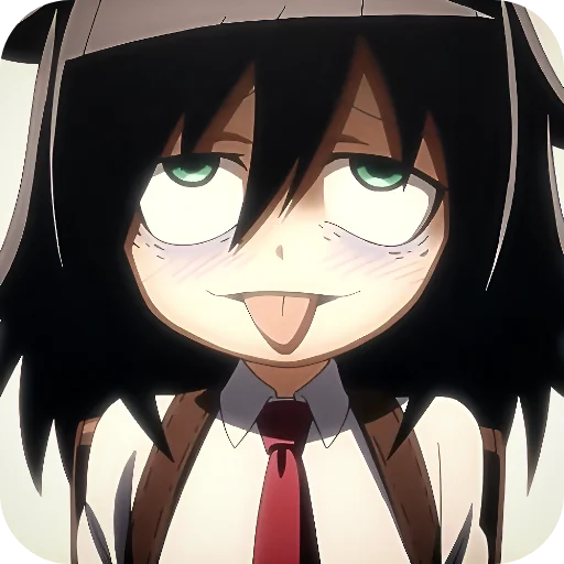 🤪 Стикер «WataMote» для Telegram