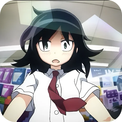 🤯 Стикер «WataMote» для Telegram