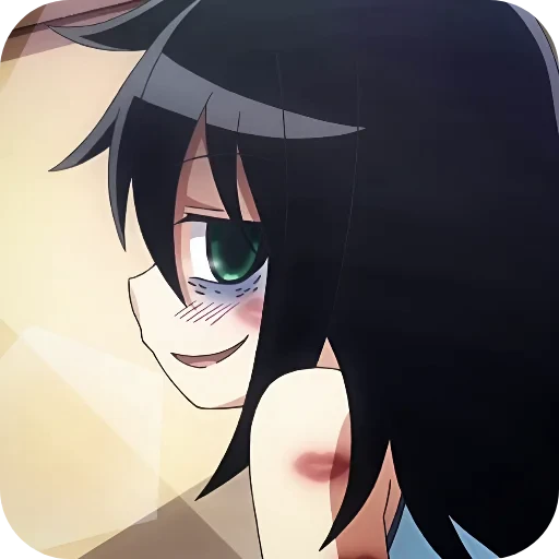 😉 Стикер «WataMote» для Telegram