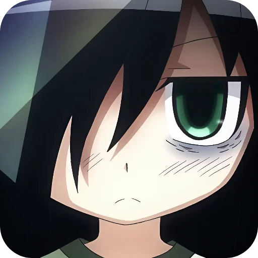 😤 Стикер «WataMote» для Telegram