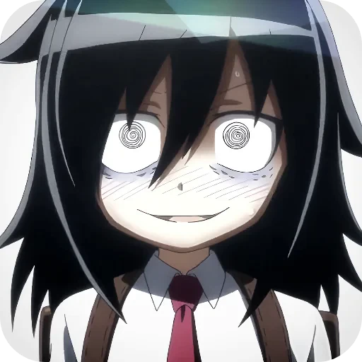 😵‍💫 Стикер «WataMote» для Telegram