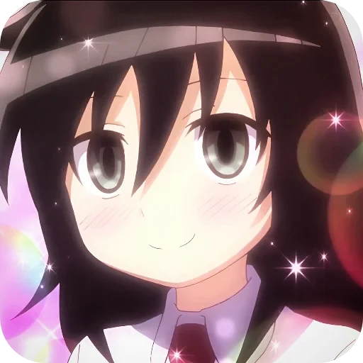 🥰 Стикер «WataMote» для Telegram
