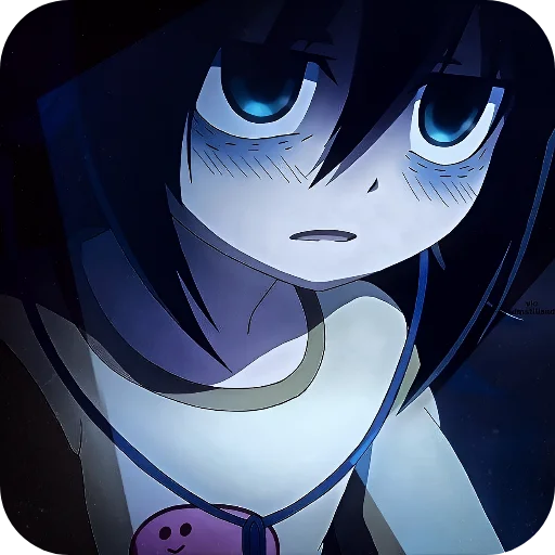 😔 Стикер «WataMote» для Telegram