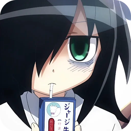 😑 Стикер «WataMote» для Telegram
