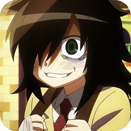 😁 Стикер «WataMote» для Telegram
