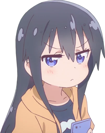 😠 Стикер «Watashi ni Tenshi ga Maiorita» для Telegram