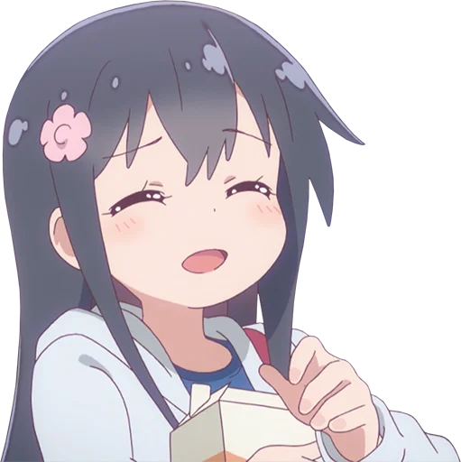 😄 Стикер «Watashi ni Tenshi ga Maiorita» для Telegram