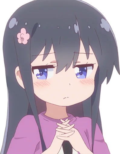 😳 Стикер «Watashi ni Tenshi ga Maiorita» для Telegram
