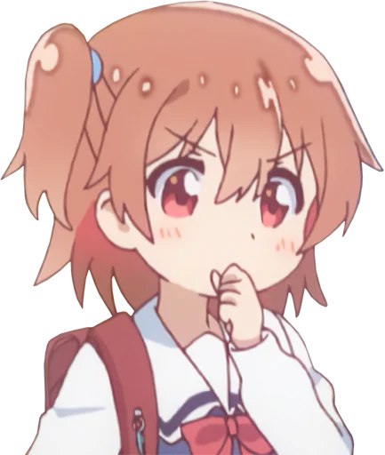 🤔 Стикер «Watashi ni Tenshi ga Maiorita» для Telegram