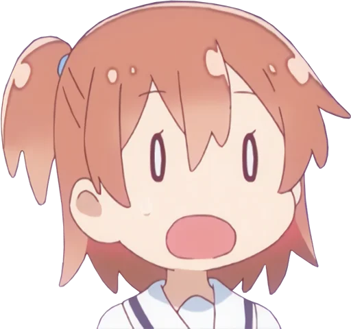 😦 Стикер «Watashi ni Tenshi ga Maiorita» для Telegram