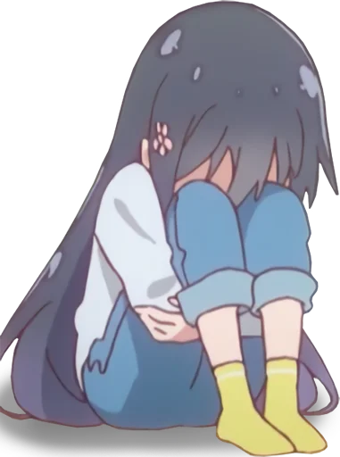 😰 Стикер «Watashi ni Tenshi ga Maiorita» для Telegram