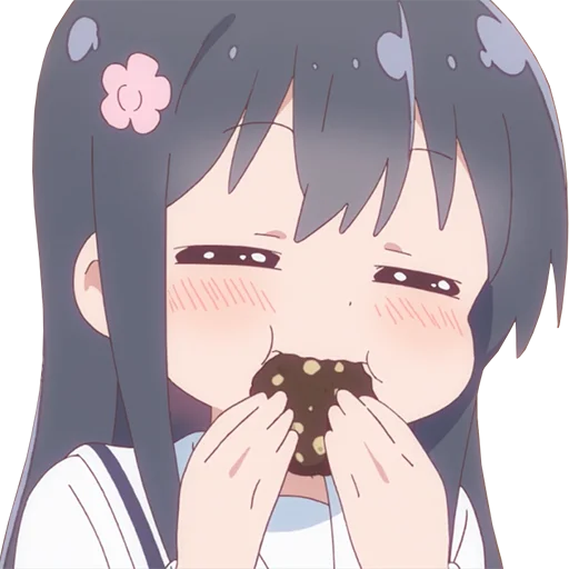 🍪 Стикер «Watashi ni Tenshi ga Maiorita» для Telegram