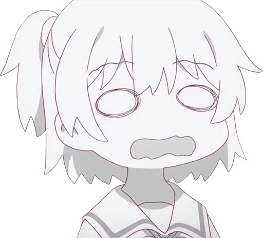😵 Стикер «Watashi ni Tenshi ga Maiorita» для Telegram