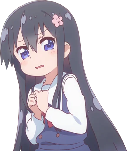 😰 Стикер «Watashi ni Tenshi ga Maiorita» для Telegram