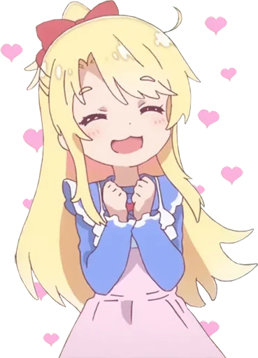 🥰 Стикер «Watashi ni Tenshi ga Maiorita» для Telegram