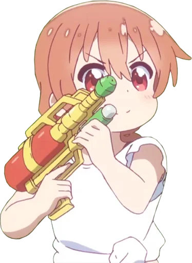 🔫 Стикер «Watashi ni Tenshi ga Maiorita» для Telegram
