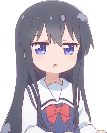 😒 Стикер «Watashi ni Tenshi ga Maiorita» для Telegram
