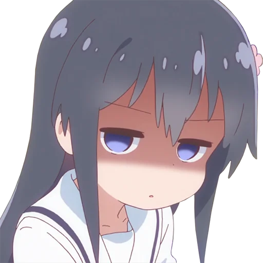 👿 Стикер «Watashi ni Tenshi ga Maiorita» для Telegram