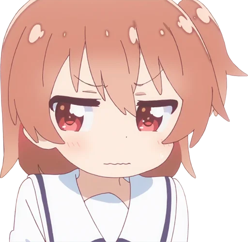 😓 Стикер «Watashi ni Tenshi ga Maiorita» для Telegram