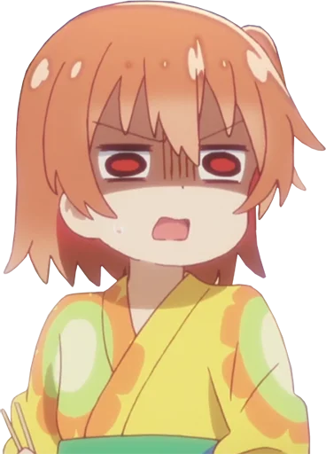 😨 Стикер «Watashi ni Tenshi ga Maiorita» для Telegram