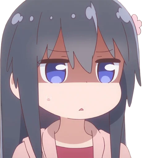😐 Стикер «Watashi ni Tenshi ga Maiorita» для Telegram