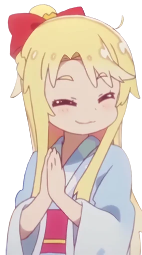 ☺️ Стикер «Watashi ni Tenshi ga Maiorita» для Telegram