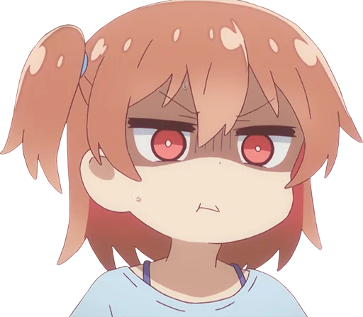 😠 Стикер «Watashi ni Tenshi ga Maiorita» для Telegram