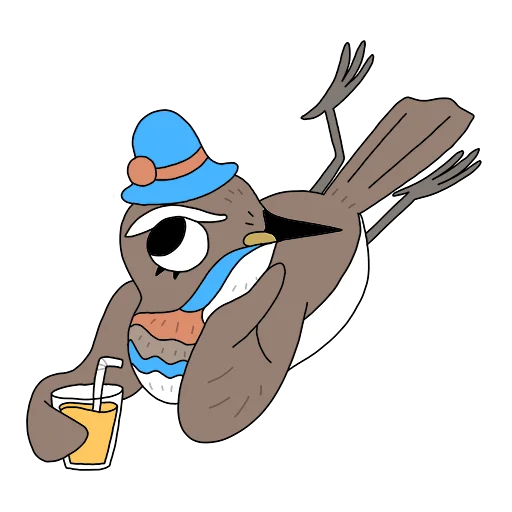 🍹 Стикер «birds» для Telegram