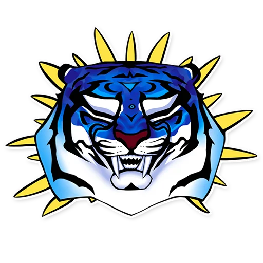 😊 Стикер «Water Tiger» для Telegram