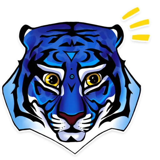 😧 Стикер «Water Tiger» для Telegram