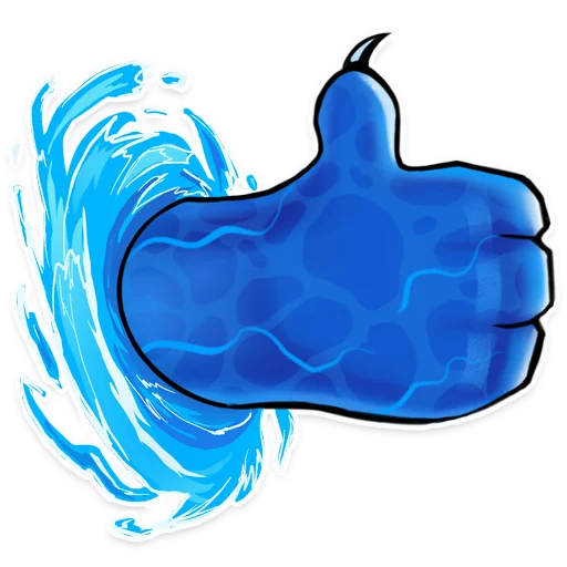 👍 Стикер «Water Tiger» для Telegram