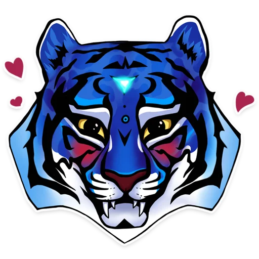 😍 Стикер «Water Tiger» для Telegram