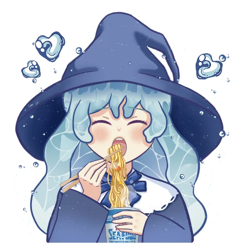 🍜 Стикер «Водичка» для Telegram