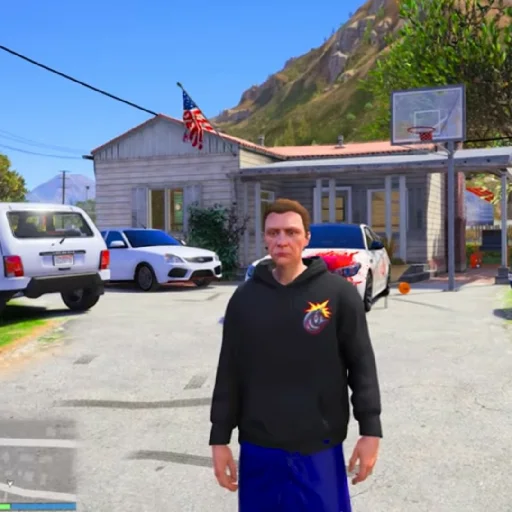 😄 Стикер «Water and Garvin Gta V» для Telegram