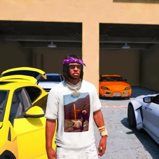 😄 Стикер «Water and Garvin Gta V» для Telegram